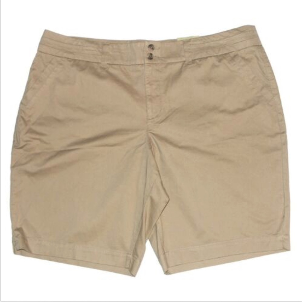 Sonoma Khaki Original Fit Walking Shorts 24W 24 W